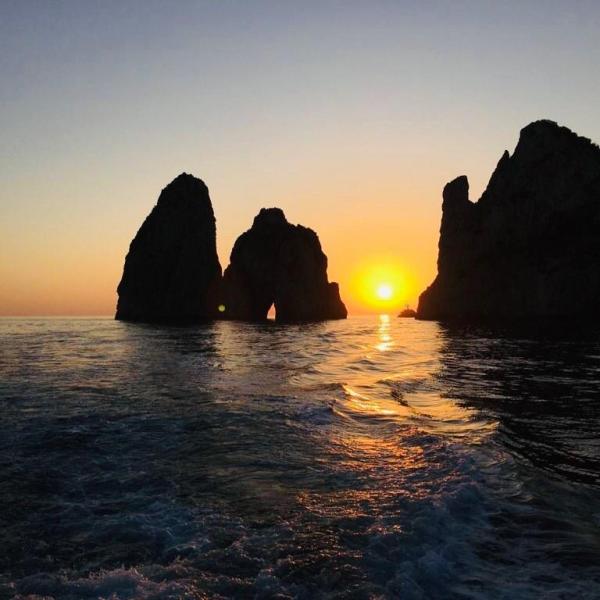 A Rainbow of Colors: Capri at Sunset